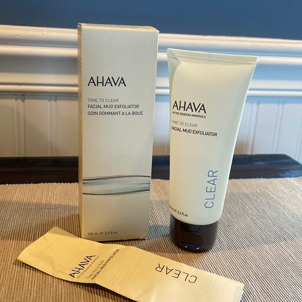 AHAVA Time to Clear Facial Mud Exfoliator 3.4oz